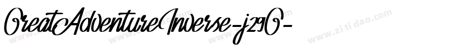 GreatAdventureInverse-j29G字体转换