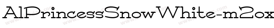 AlPrincessSnowWhite-m2ox字体转换