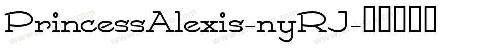 PrincessAlexis-nyRJ字体转换
