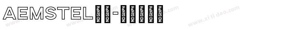 aemstel字体字体转换