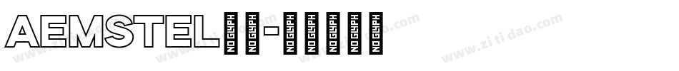 aemstel字体字体转换