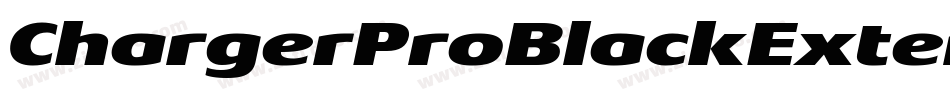 ChargerProBlackExtendedOblique-BARB字体转换