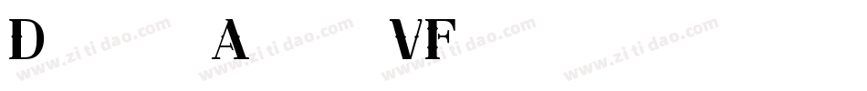 DecovarAlpha-VF字体转换