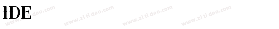 IDE字体转换