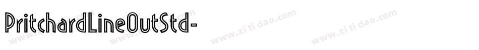 PritchardLineOutStd字体转换