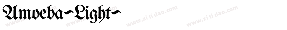 Amoeba-Light字体转换