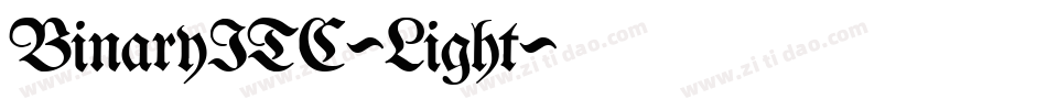 BinaryITC-Light字体转换