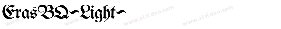 ErasBQ-Light字体转换
