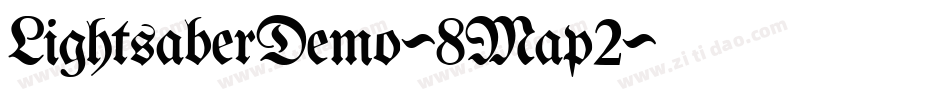 LightsaberDemo-8Map2字体转换