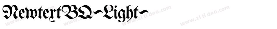 NewtextBQ-Light字体转换