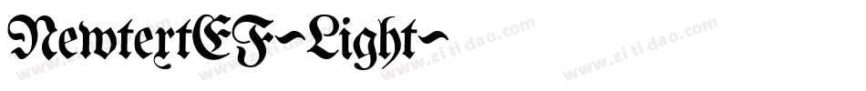 NewtextEF-Light字体转换