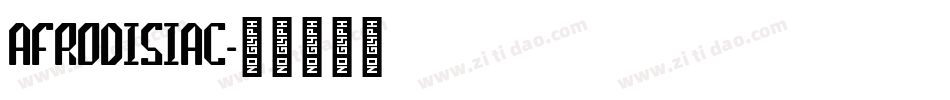 AfroDisiac字体转换