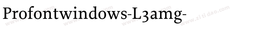 Profontwindows-L3amg字体转换