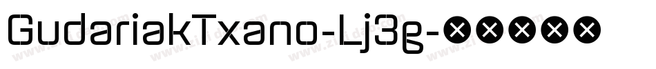 GudariakTxano-Lj3g字体转换