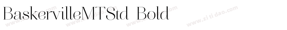 BaskervilleMTStd-Bold字体转换