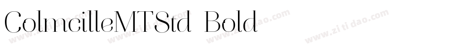 ColmcilleMTStd-Bold字体转换