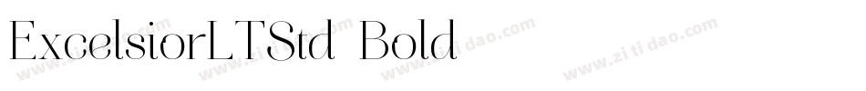 ExcelsiorLTStd-Bold字体转换