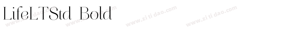LifeLTStd-Bold字体转换