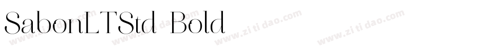 SabonLTStd-Bold字体转换