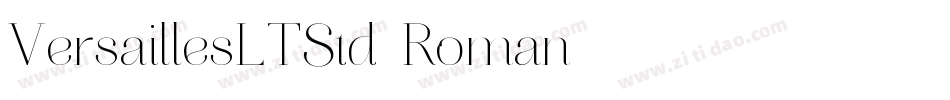 VersaillesLTStd-Roman字体转换