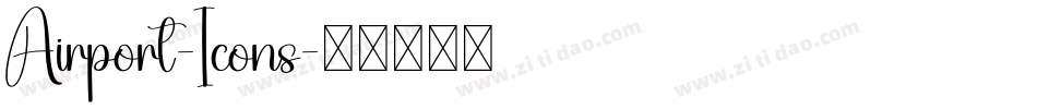 Airport-Icons字体转换