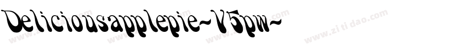 Deliciousapplepie-V5pw字体转换