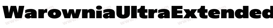 WarowniaUltraExtendedOblique-YLM4字体转换 WarowniaUltraExtendedOblique-YLM4字体转换