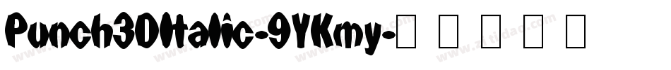 Punch3DItalic-9YKmy字体转换