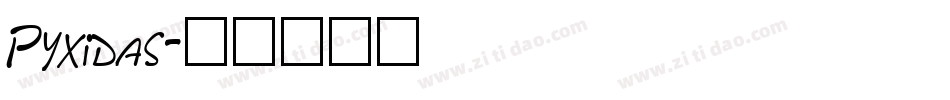Pyxidas字体转换