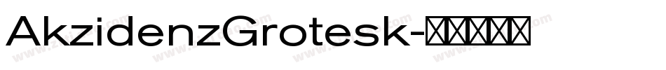 AkzidenzGrotesk字体转换