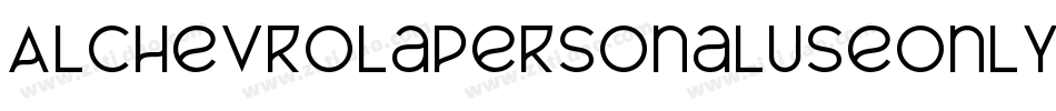 AlChevrolaPersonaluseonly-axY2a字体转换