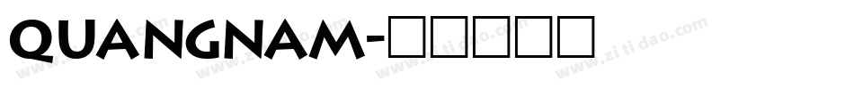QUANGNAM字体转换