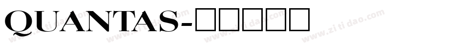 QUANTAS字体转换