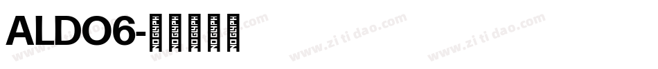 ALDO6字体转换