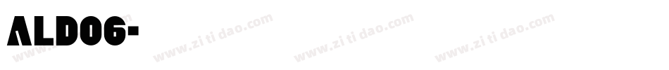 ALDO6字体转换