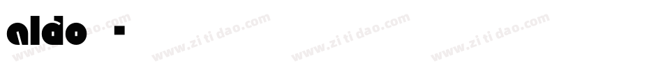 aldo字库字体转换