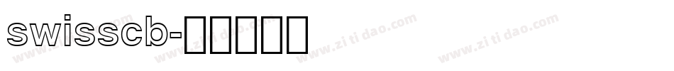 swisscb字体转换