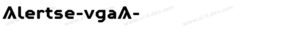 Alertse-vgaA字体转换