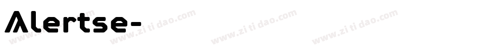 Alertse字体转换