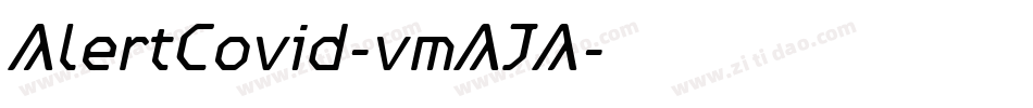 AlertCovid-vmAJA字体转换