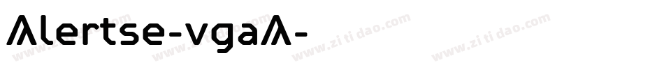 Alertse-vgaA字体转换