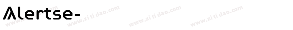 Alertse字体转换