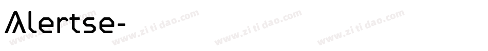 Alertse字体转换