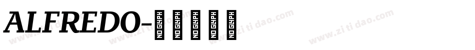 ALFREDO字体转换