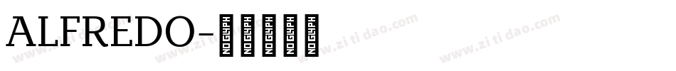 ALFREDO字体转换