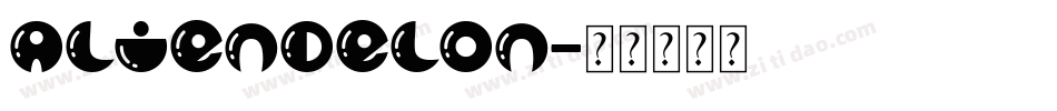 AlienDelon字体转换