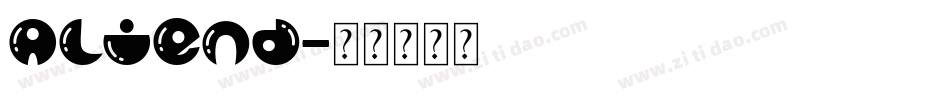 Aliend字体转换