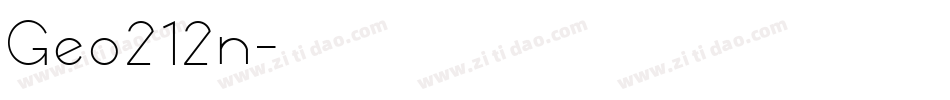 Geo212n字体转换
