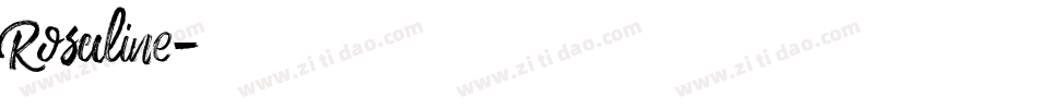 Rosaline字体转换