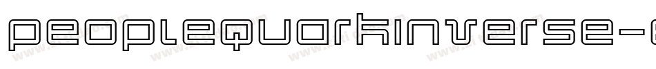 PeopleQuarkInverse-8JW2字体转换